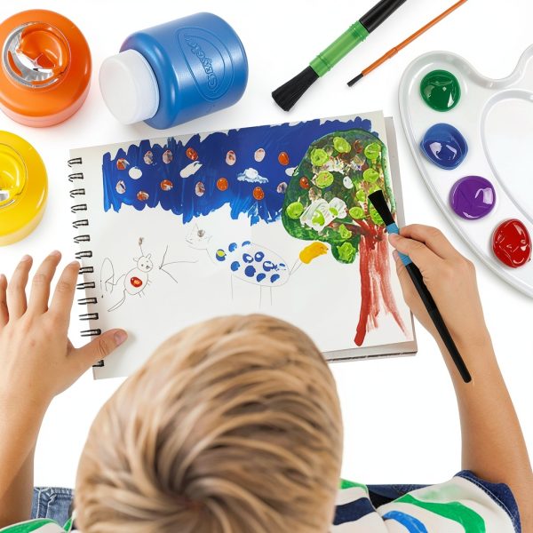 The Mega Deals Kids Christmas Paint Set Washable Art Kit-6