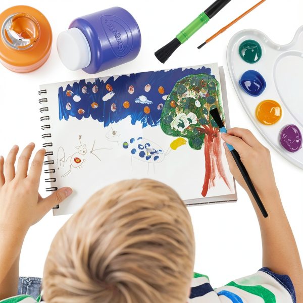 Kids Finger Paint Set The Mega Deals Washable Non Toxic-6