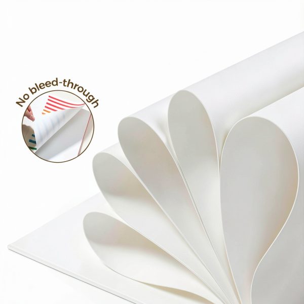 Jar Melo Finger Paint Paper 30 Sheets White Matte Finish-3
