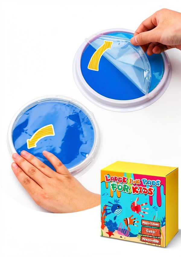 Biubee Kids Finger Paint Ink Pads Washable Non Toxic Colors-3