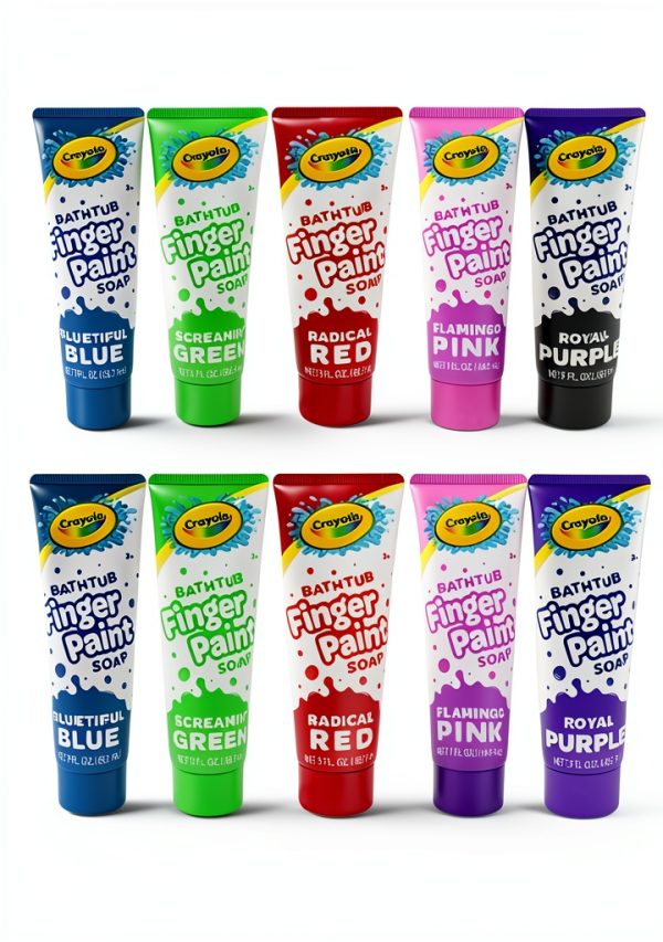 Crayola Bathtub Finger Paint Washable Water Based Kids-0