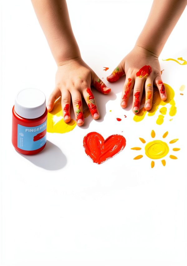 TMOL Washable Finger Paint Non Toxic Kids Art Set Colors-2