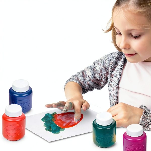 Kids Finger Paint Set The Mega Deals Washable Non Toxic-4