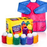 The Mega Deals Washable Finger Paint Non Toxic Kids Art Set-0