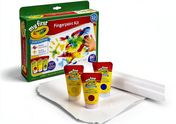Crayola Washable Fingerpaint Kit for Toddlers Ages 1-5-3