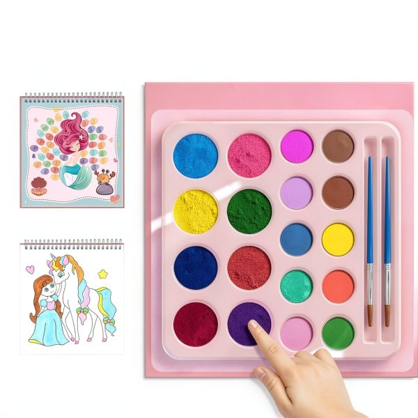 ZMLM Fingerprint Water Coloring Book Mess Free Toddler Paint-5