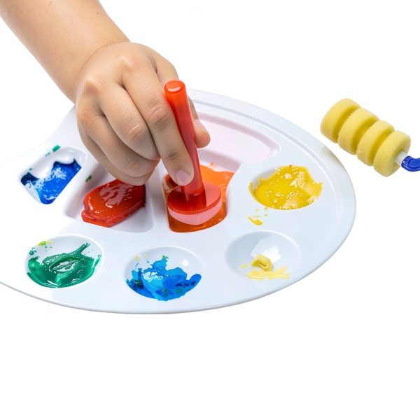 EXTRIC Kids Finger Paint Set Washable Non Toxic Colors-2