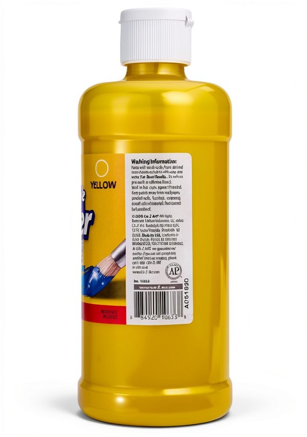 Cra-Z-Art Washable Kids Paint Yellow Non-Toxic Tempera-1