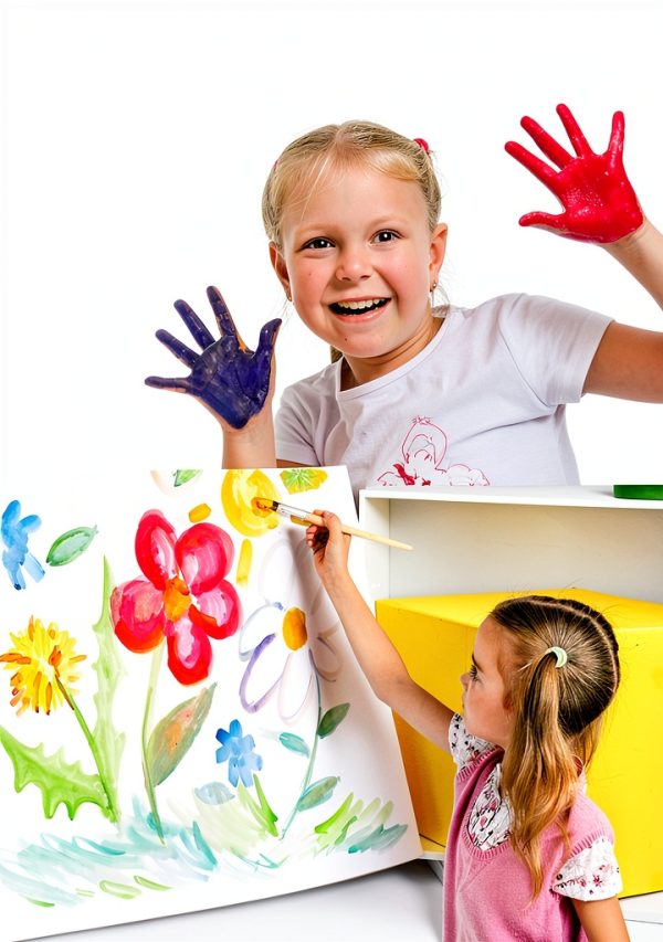 Nicpro Washable Paint Set 18 Colors Tempera Kids Art-4