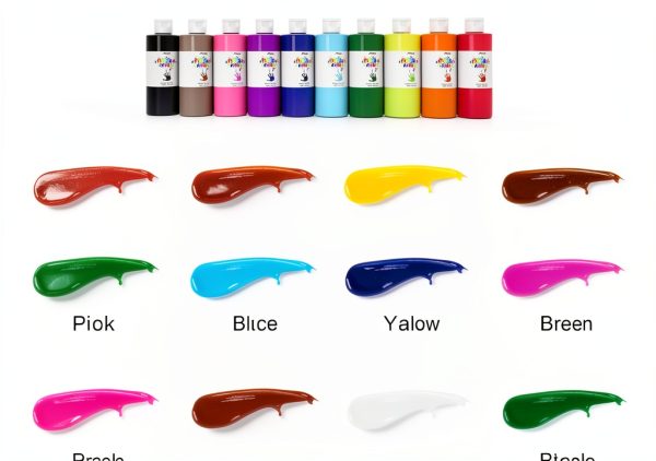 ABEIER Kids Finger Paint Non Toxic Washable 12 Colors-1