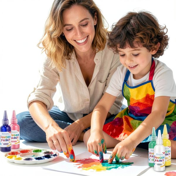 NewFamily Finger Paint Kids Art Set Washable Non Toxic-3