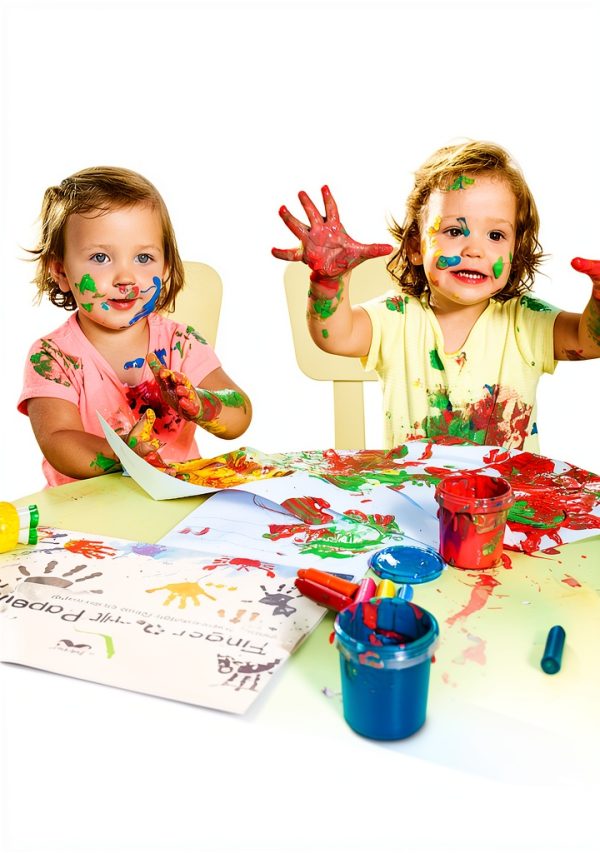 Mr Pen Finger Paint Paper Heavy-Weight White 22 Sheets-4