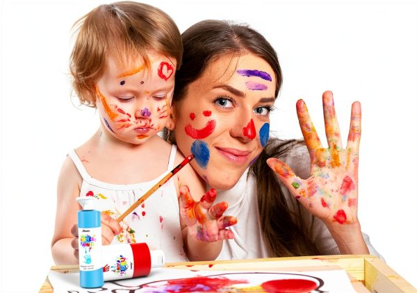 ABEIER Kids Finger Paint Non Toxic Washable 12 Colors-5