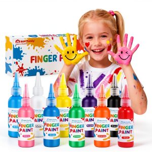 NewFamily Finger Paint Kids Art Set Washable Non Toxic-0