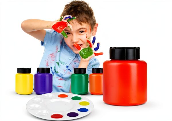 J Mark Kids Washable Tempera Paint Set Spill Resistant-3