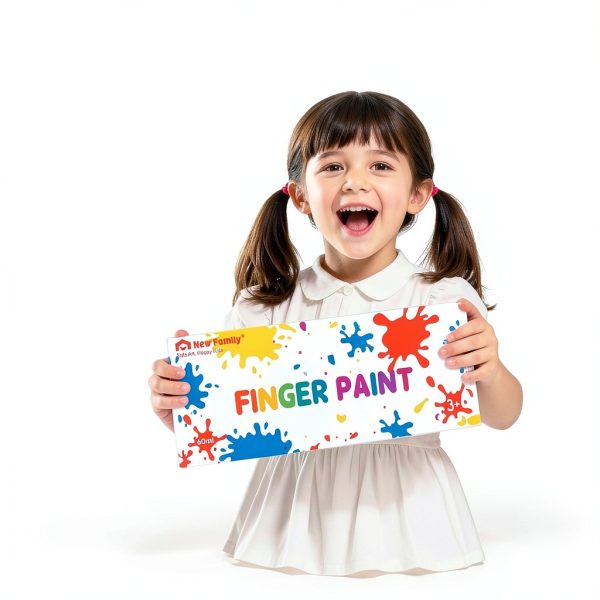 NewFamily Finger Paint Kids Art Set Washable Non Toxic-5