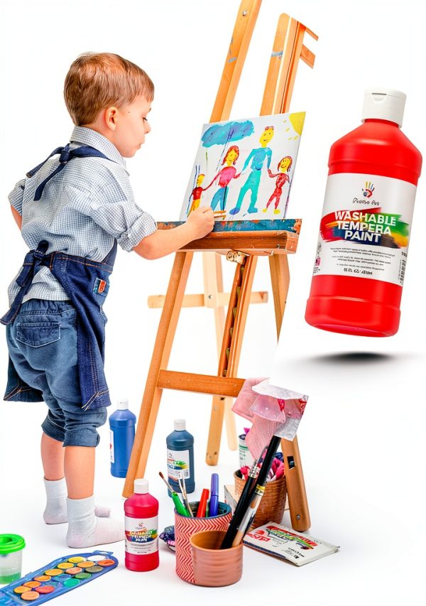 Positive Art Kids Finger Paint Non Toxic Washable Tempera-3