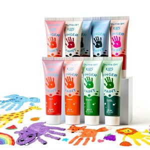 Shuttle Art Finger Paint 15 Colors Washable Kids Safe-0