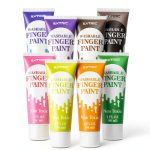 EXTRIC Kids Finger Paint Non Toxic Washable Multicolor-0
