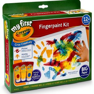 Crayola Washable Fingerpaint Kit for Toddlers Ages 1-5-0