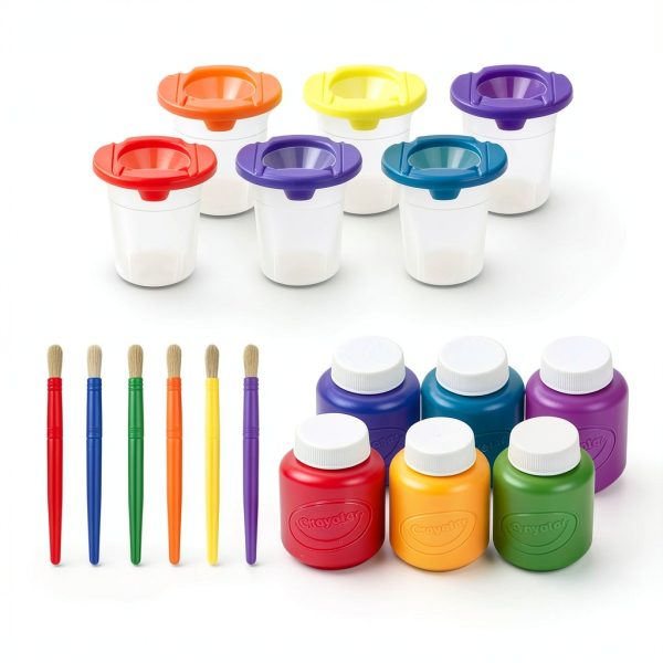 Kids Finger Paint Set The Mega Deals Washable Non Toxic-1
