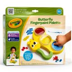 Crayola Butterfly Fingerpaint Palette Non Toxic Kids Art-0