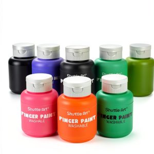 Shuttle Art Finger Paint 15 Colors Washable Kids Safe-0