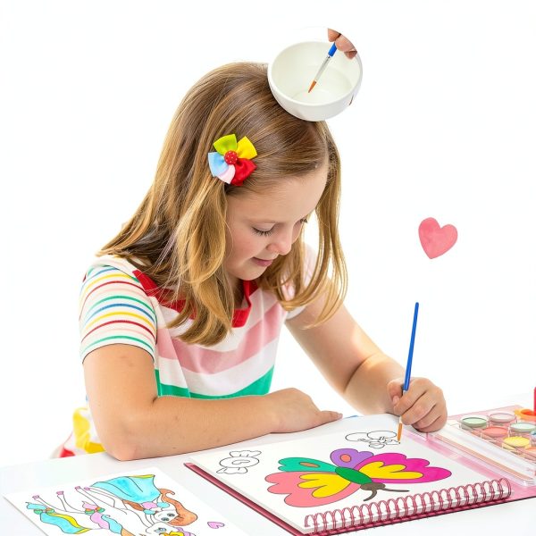 ZMLM Fingerprint Water Coloring Book Mess Free Toddler Paint-2