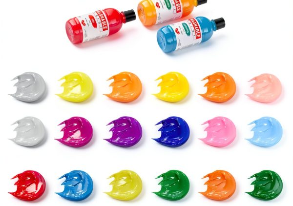 Smallbudi Washable Tempera Paint Non Toxic Kids Art Set-6