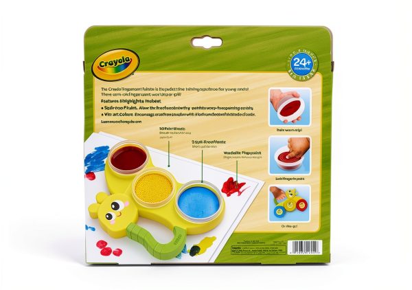 Crayola Butterfly Fingerpaint Palette Non Toxic Kids Art-6