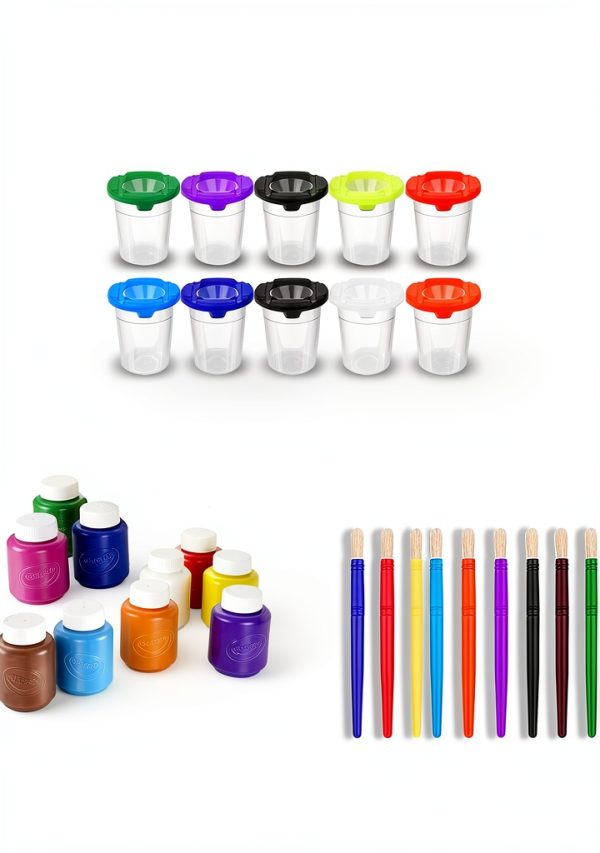 Crayola Washable Kids Paint Set Non Toxic Art Supplies-0