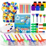 J Mark Kids Washable Tempera Paint Set Spill Resistant-0