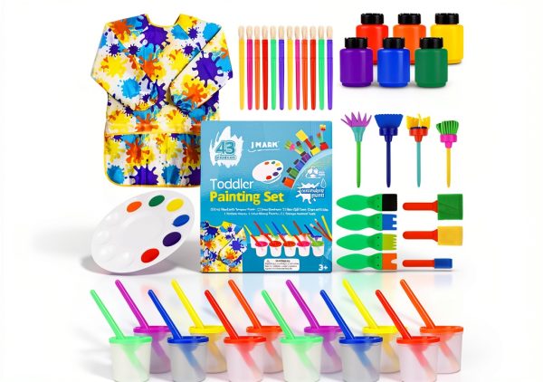J Mark Kids Washable Tempera Paint Set Spill Resistant-0