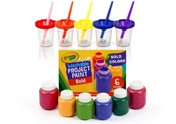 Kids Finger Paint Set The Mega Deals Washable Non Toxic-0